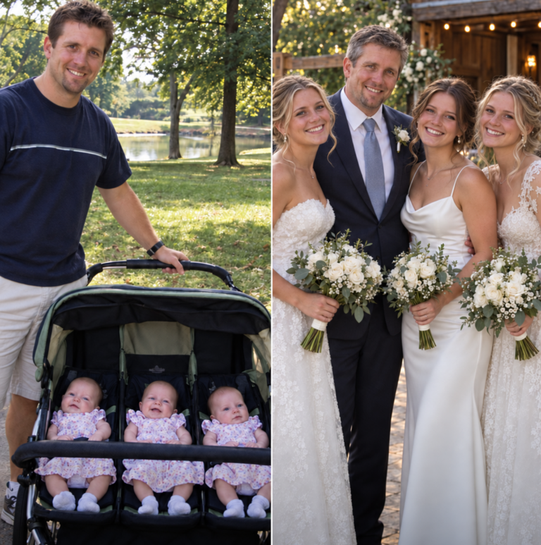 I Adopted Newborn Triplets After My Sister Vanished with Her Boyfriend—20 Years Later, She Appeared at Their Wedding